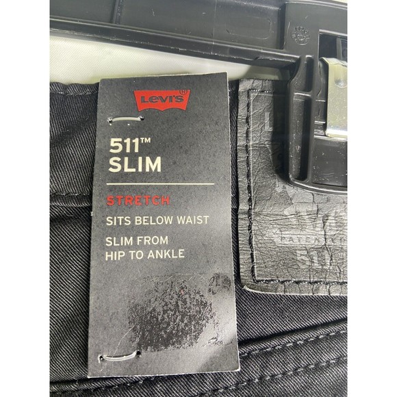 Levi's 511 Slim Scotchlite 3M Reflective Stripe Jeans 191110124 Mens Size 29x32 - Picture 6 of 11